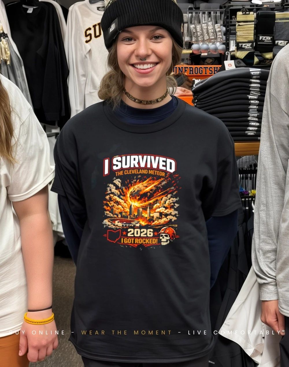 I Survived The Cleveland Meteor 2026 I got rocked shirt