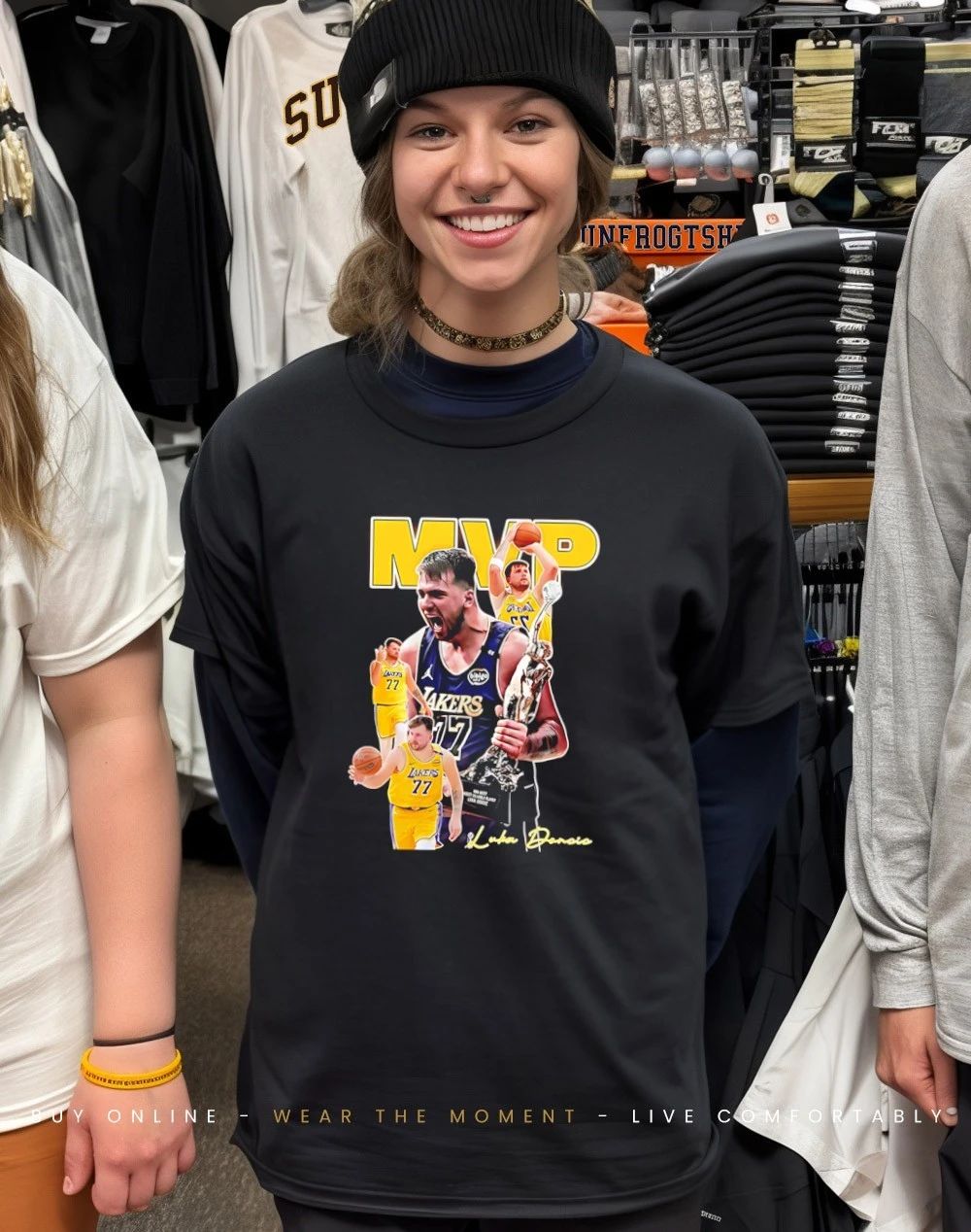 Luka Doncic Los Angeles Lakers MVP 2026 graphic shirt