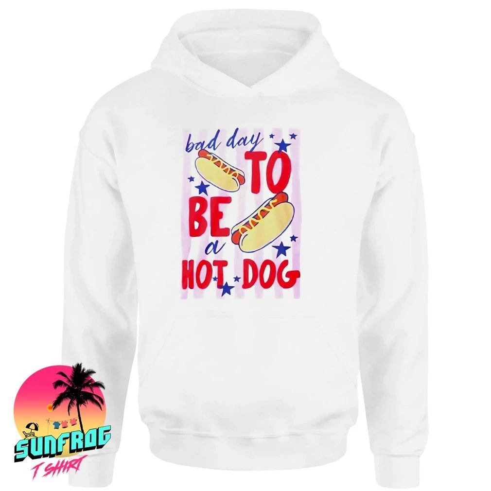 Bad Day To Be A Hot Dog Funny 4th Of July shirt