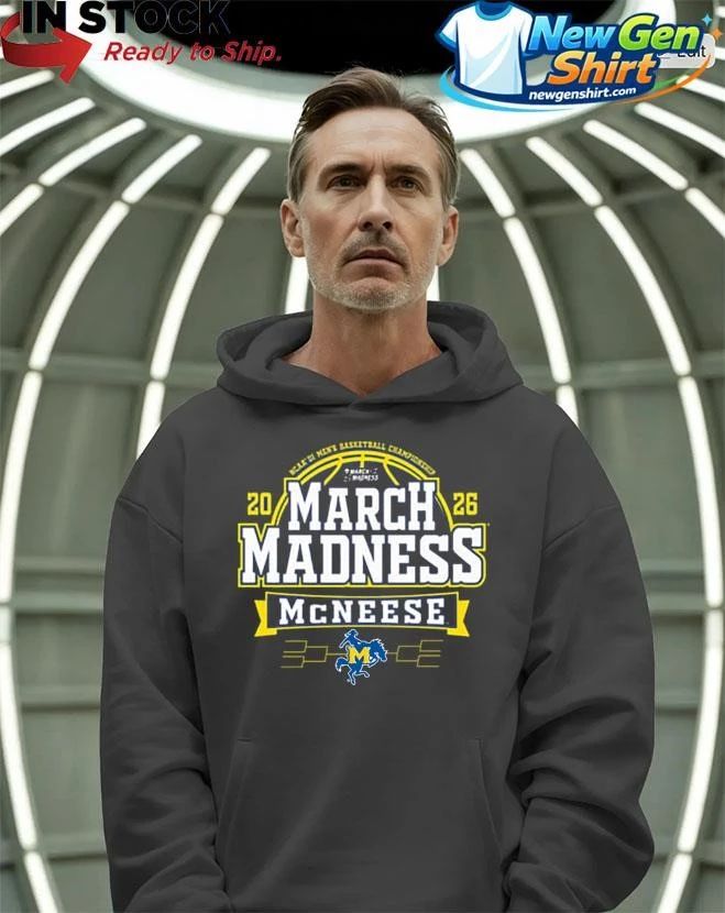 McNeese State Cowboys Blue 2026 Men’s Basketball March Madness Bound Shirt