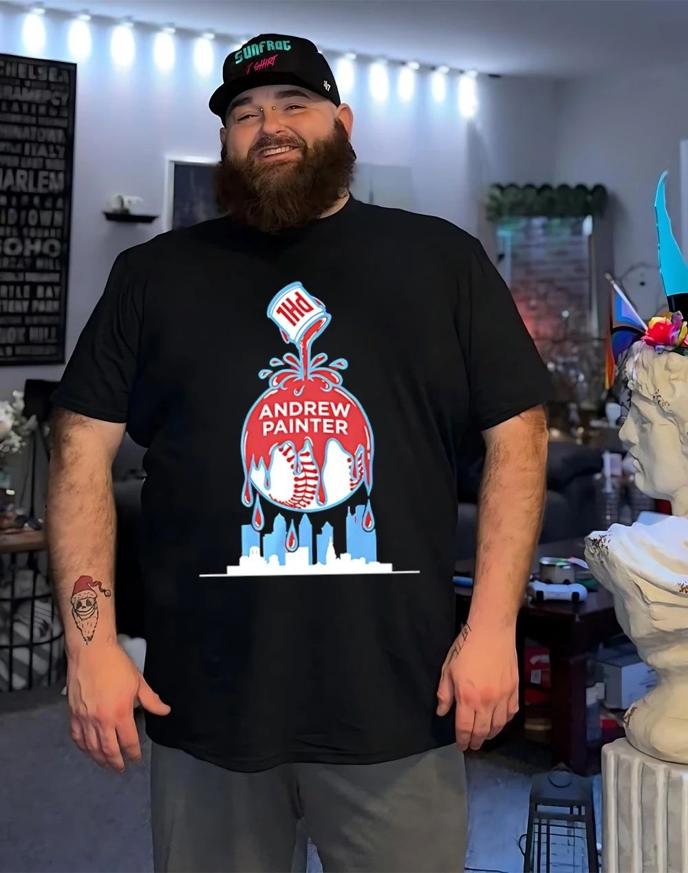 Andrew Painter Philadelphia Phillies Paint the Town shirt