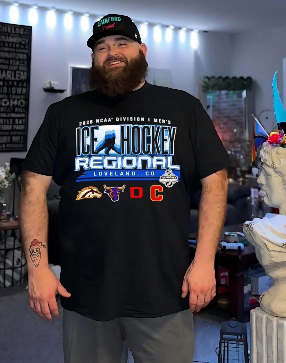 2026 NCAA Division I Men’s Ice Hockey Regional Loveland logo shirt