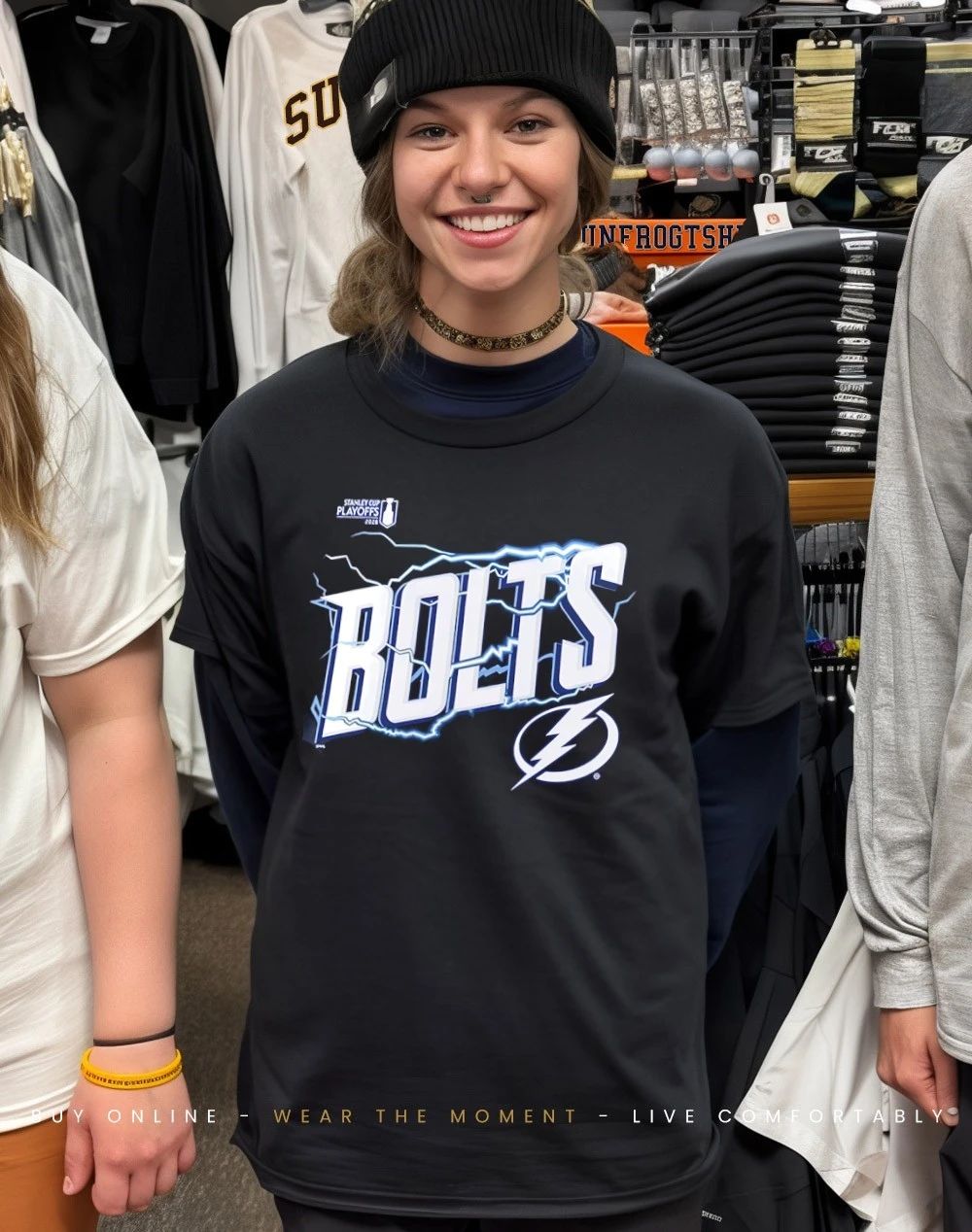 Official Tampa Bay Lightning Bolts NHL Playoff logo 2026 shirt
