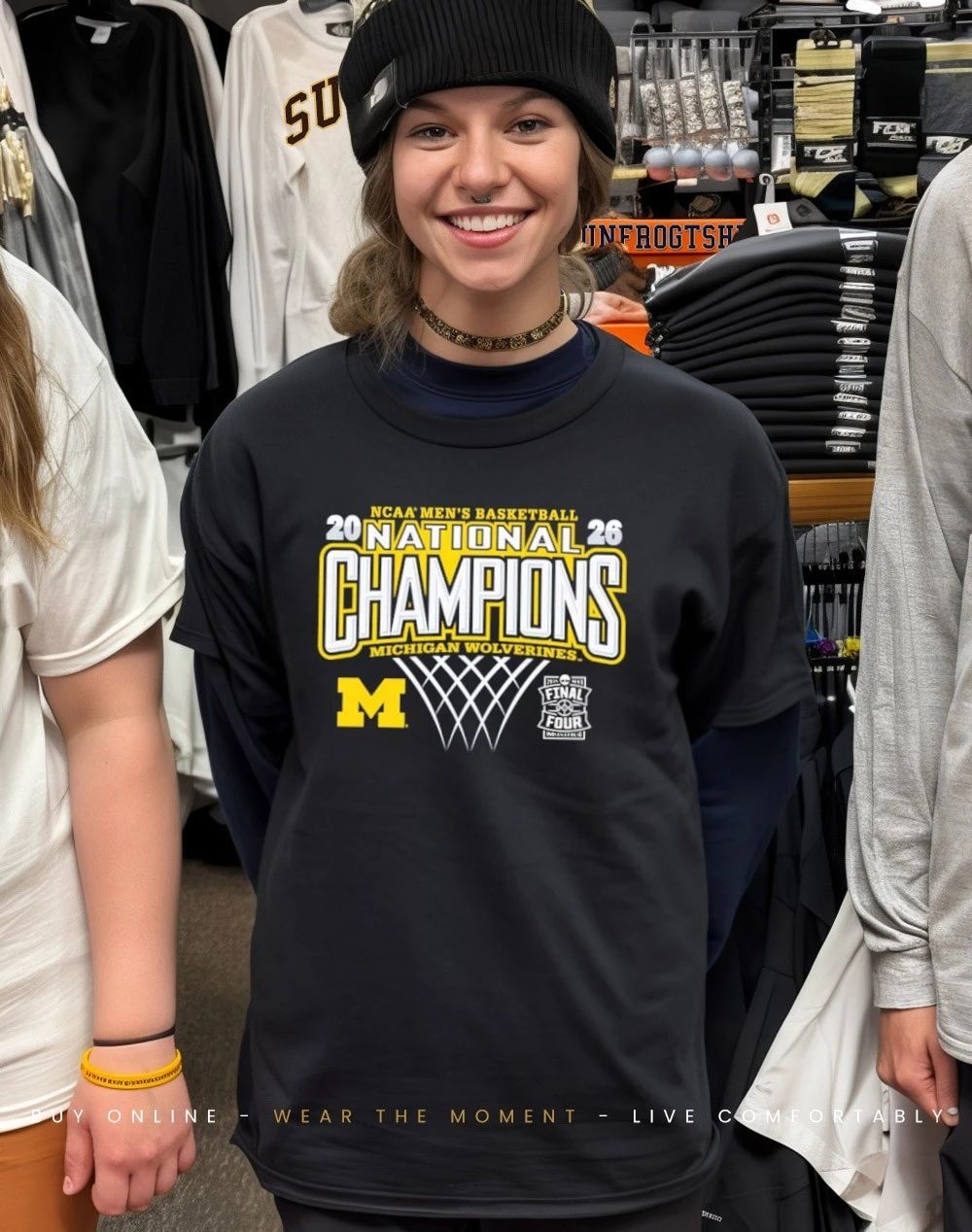 Michigan Wolverines 2026 NCAA Men’s Basketball National Champions Bracket shirt
