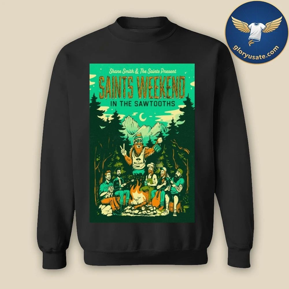 Shane Smith & the Saints Saints Weekend in the Sawtooths 2026 Poster Shirt