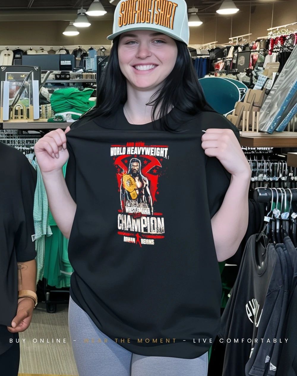 Roman Reigns WrestleMania 42 Winner and new World Heavyweight shirt