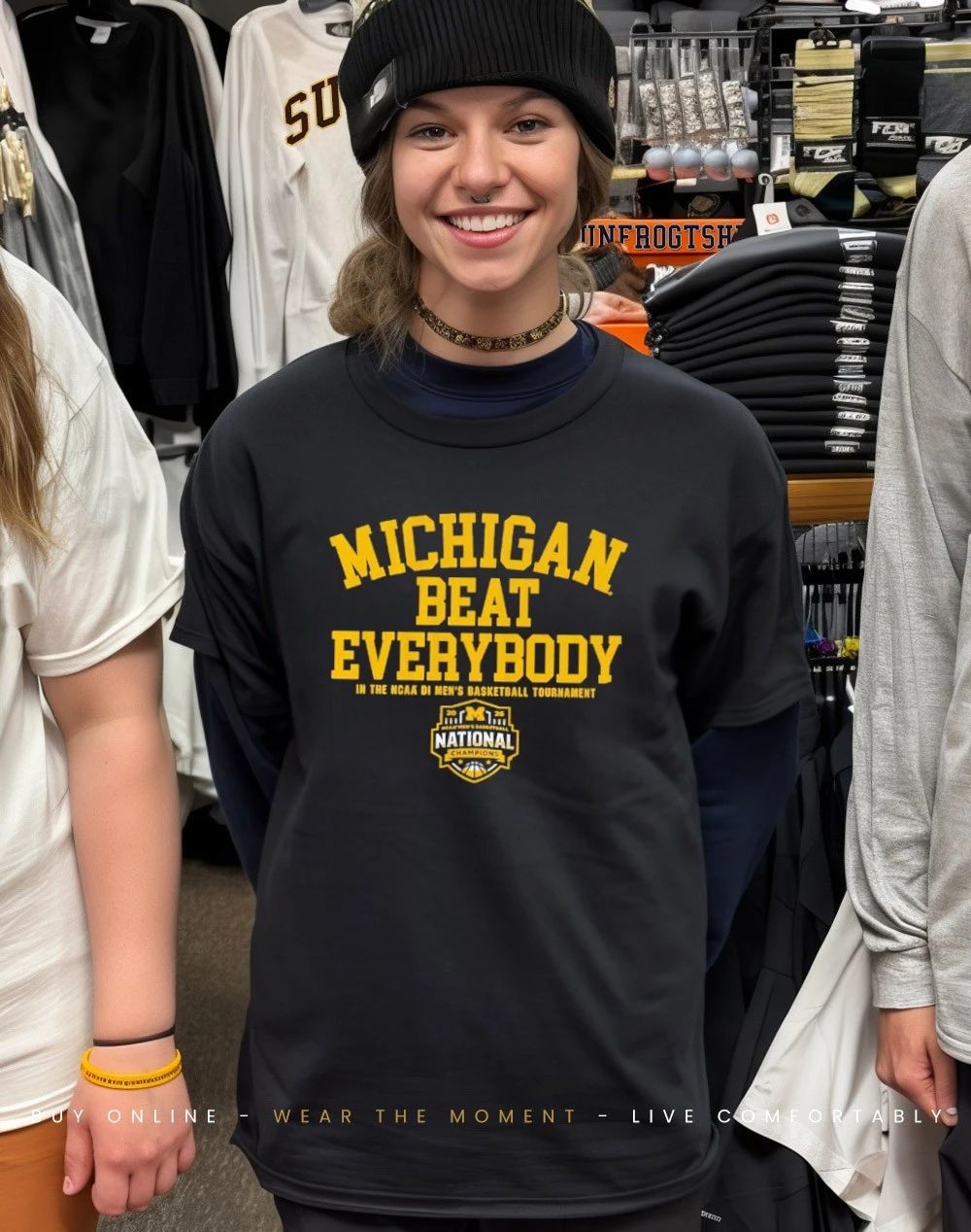 Michigan Wolverines MBB 2026 National Champions Beat Everybody shirt