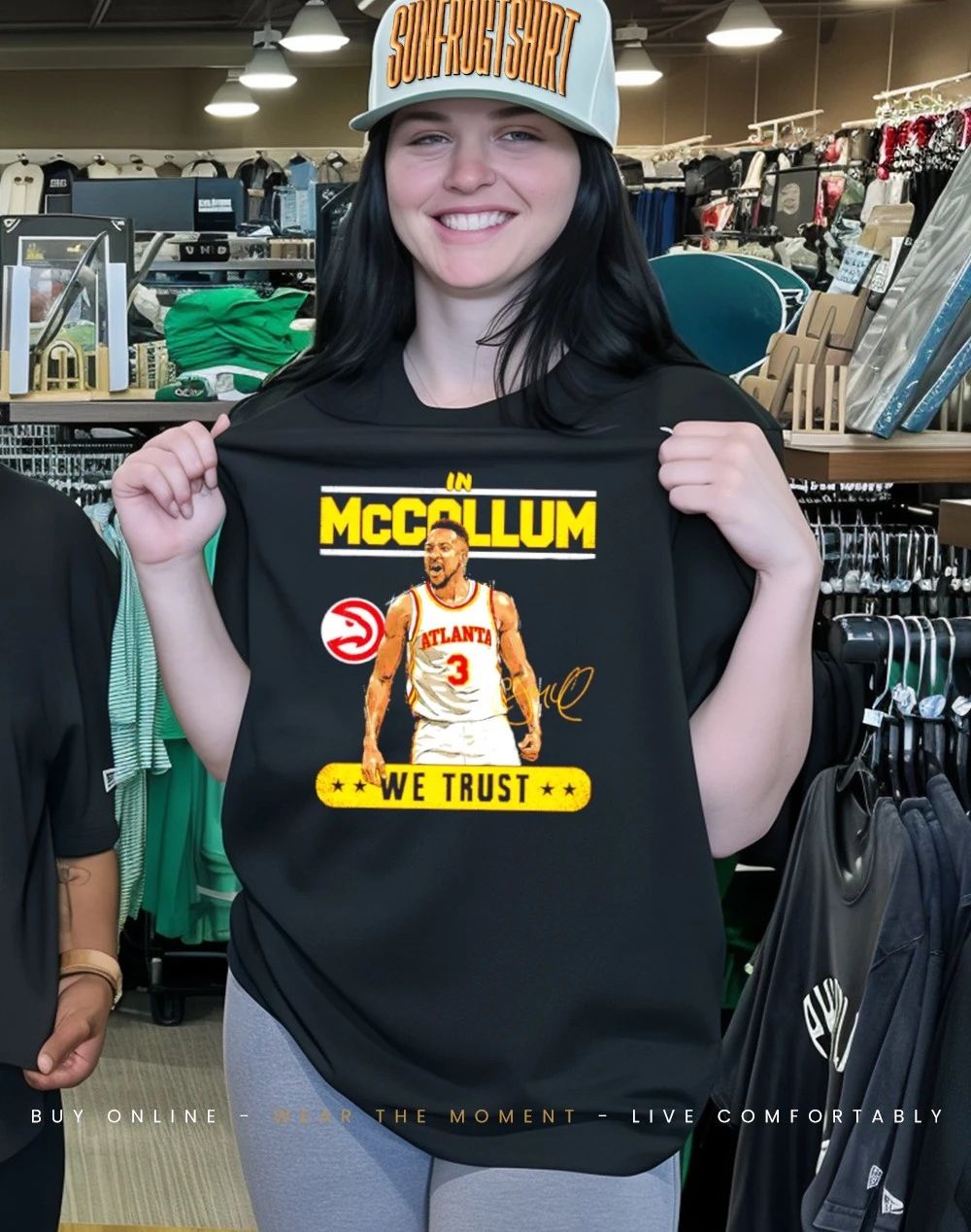 CJ McCollum Atlanta Hawks In McCollum We Trust shirt