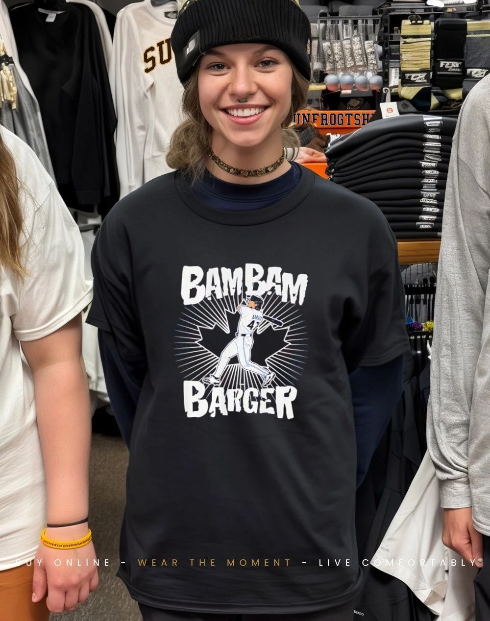 Addison Barger Toronto Blue Jays Bam Bam Slugger Swing shirt