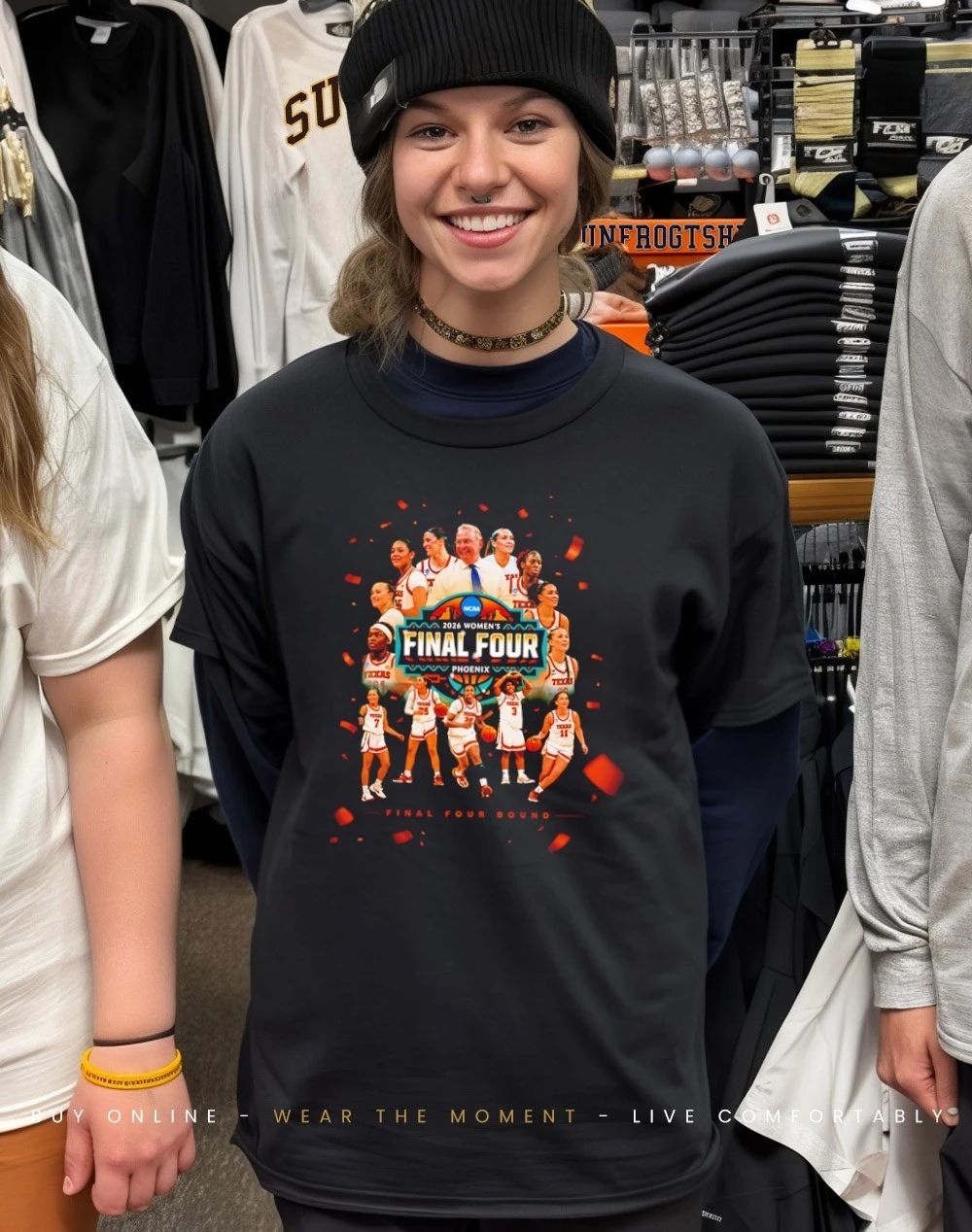 Texas Longhorns Women’s Basketball 2026 NCAA Final Four Phoenix Poster shirt