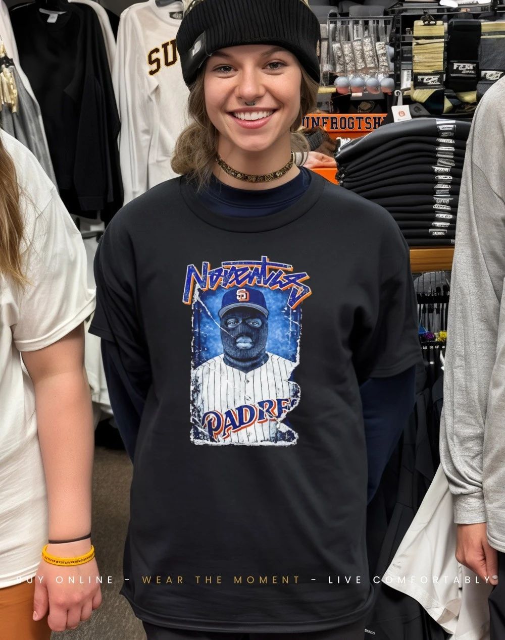 Tony Gwynn facemask San Diego Padres shirt