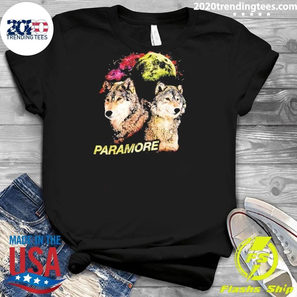 Paramore Wolves And Moon Alternative Rock Shirt
