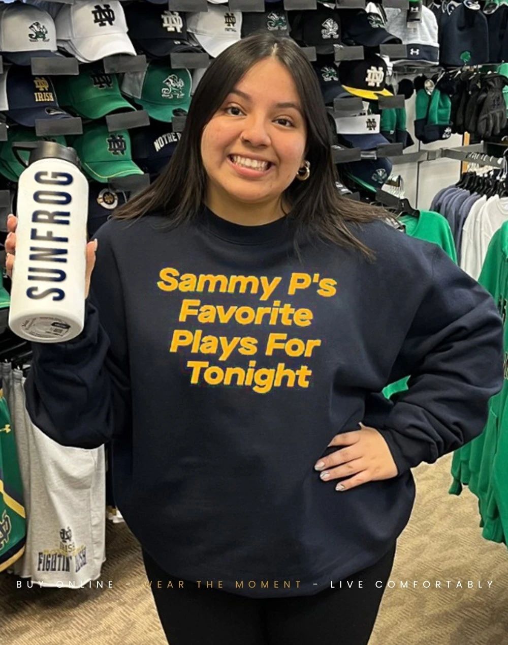 Buffalo Sabres Sammy P’s favorite plays for tonight front and back shirt