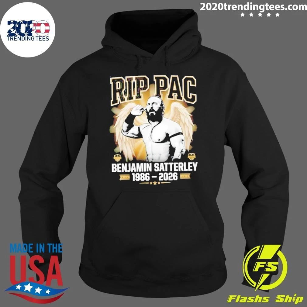 Rip Pac Benjamin Satterley 1986 2026 Memorial Wrestling Tribute Shirt