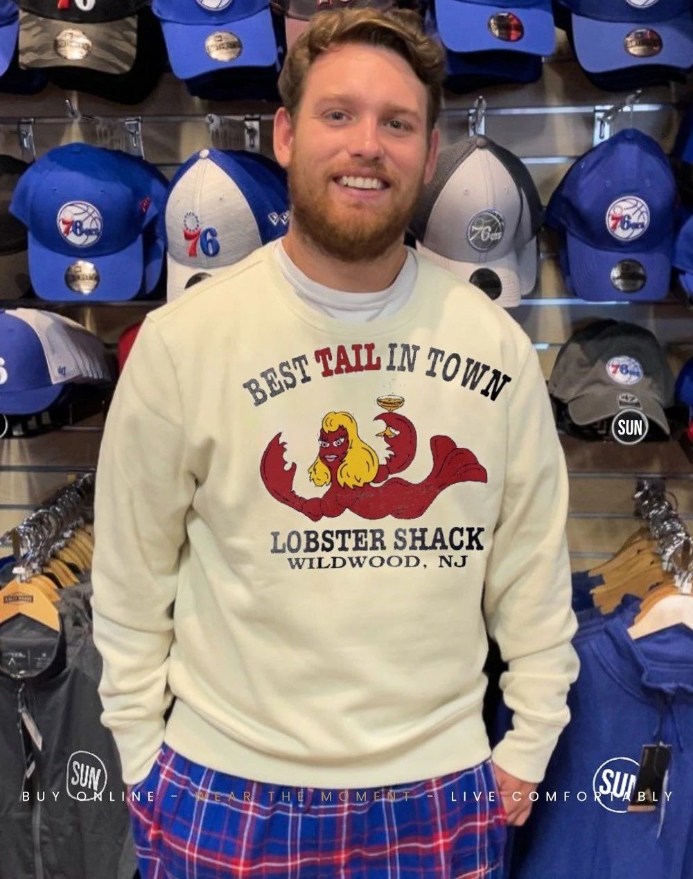 tail in town Lobster Shack Wildwood shirt
