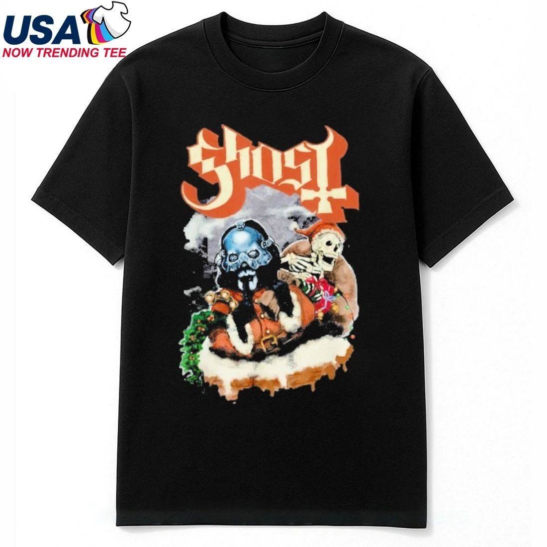 Ghost Father Christmas 2025 Shirt