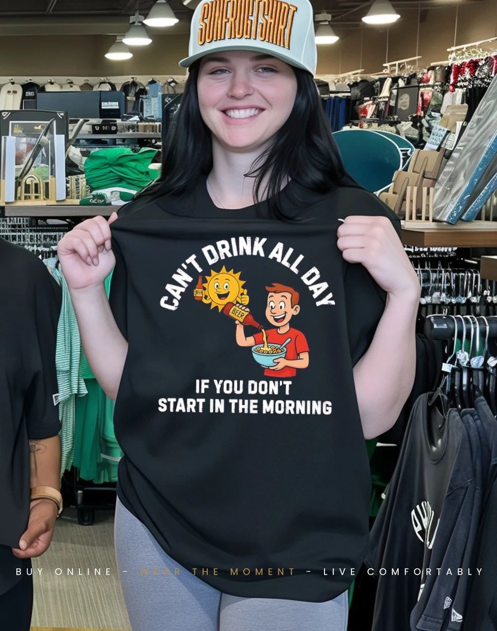 Can’t drink all day if you don’t start in the morning shirt