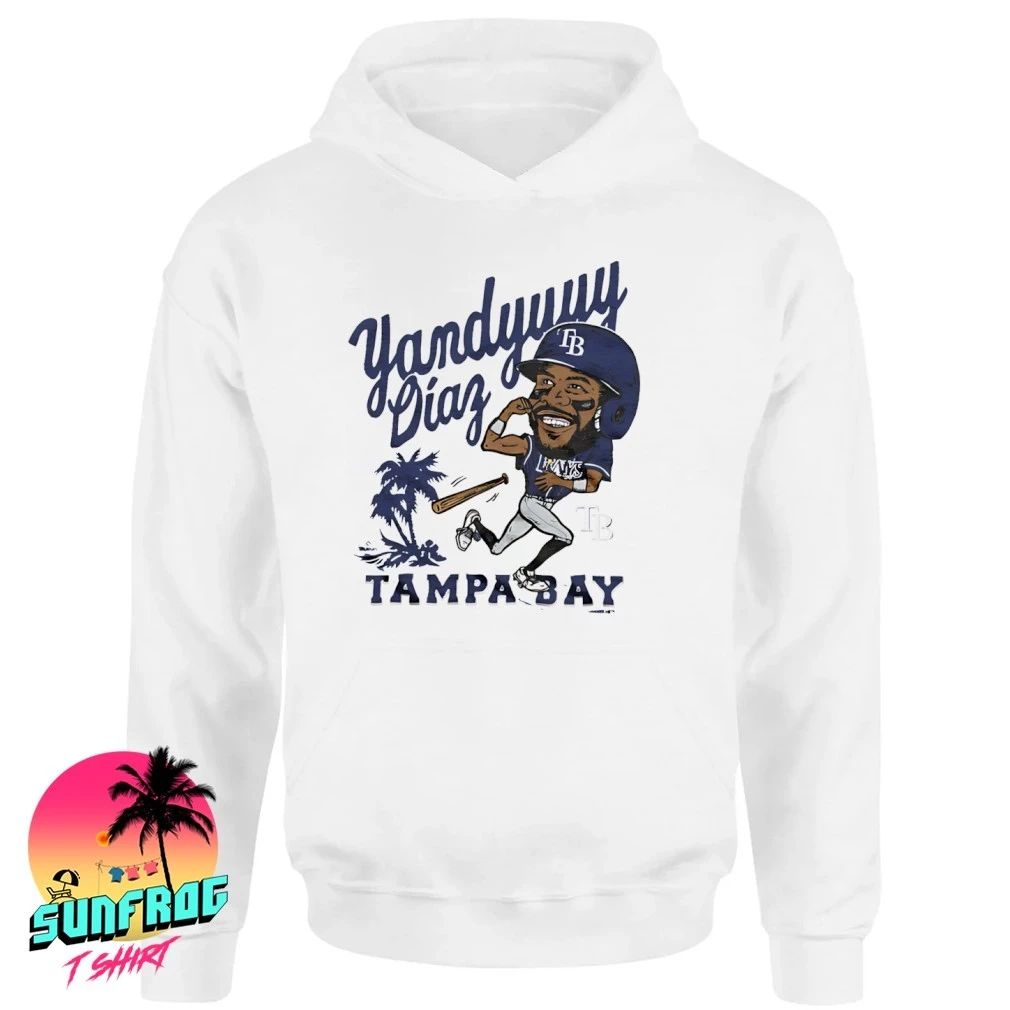 Tampa Bay Rays Yandy Diaz signature caricature shirt