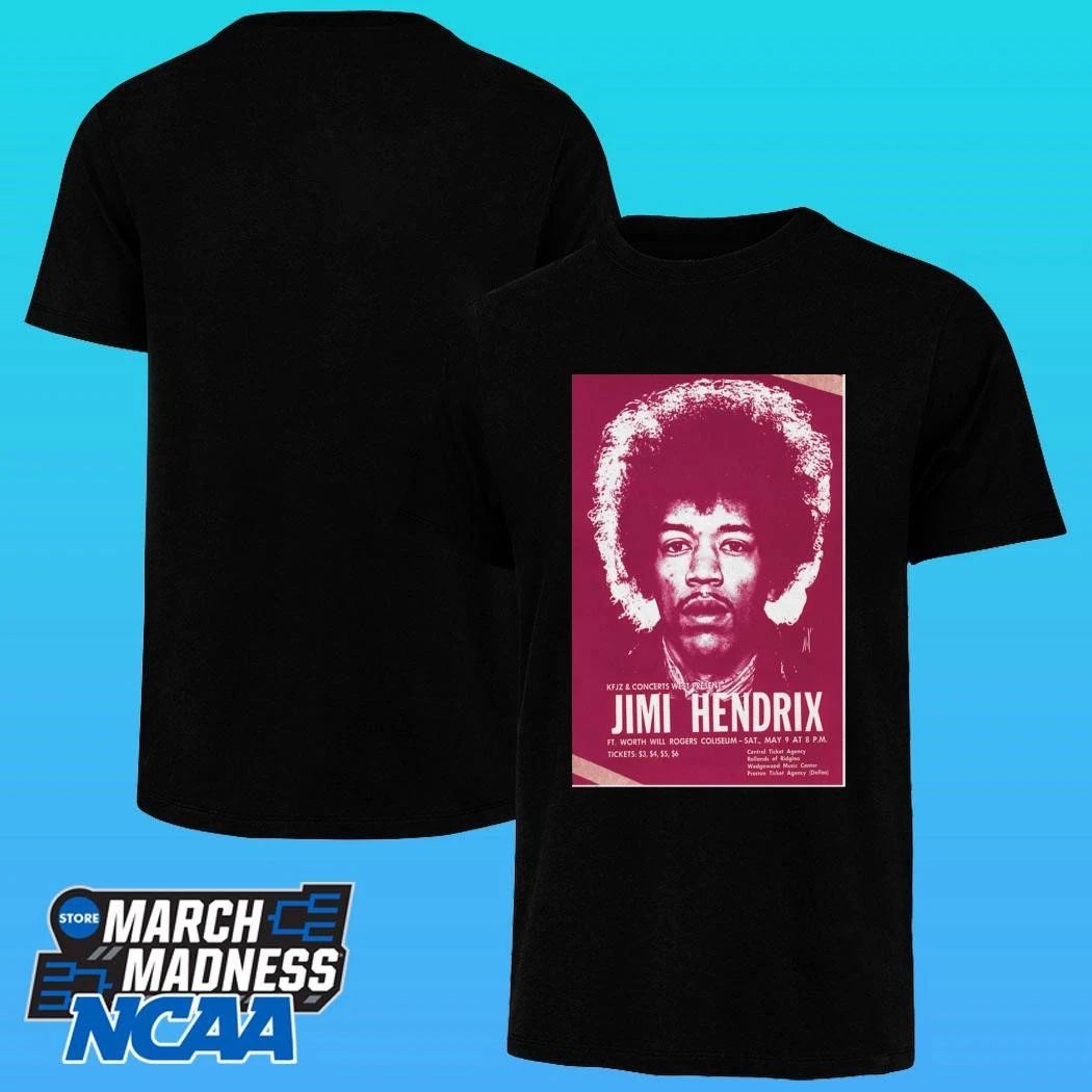 Jimi Hendrix May 9 2026 Poster Ft. Worth, Texas Poster Shirt