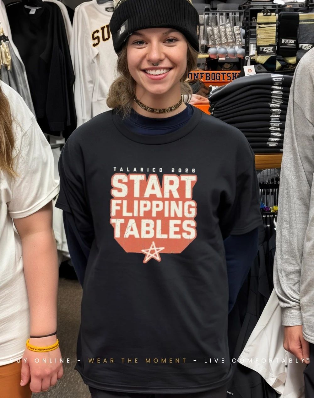 James Talarico 2026 Start Flipping Tables shirt