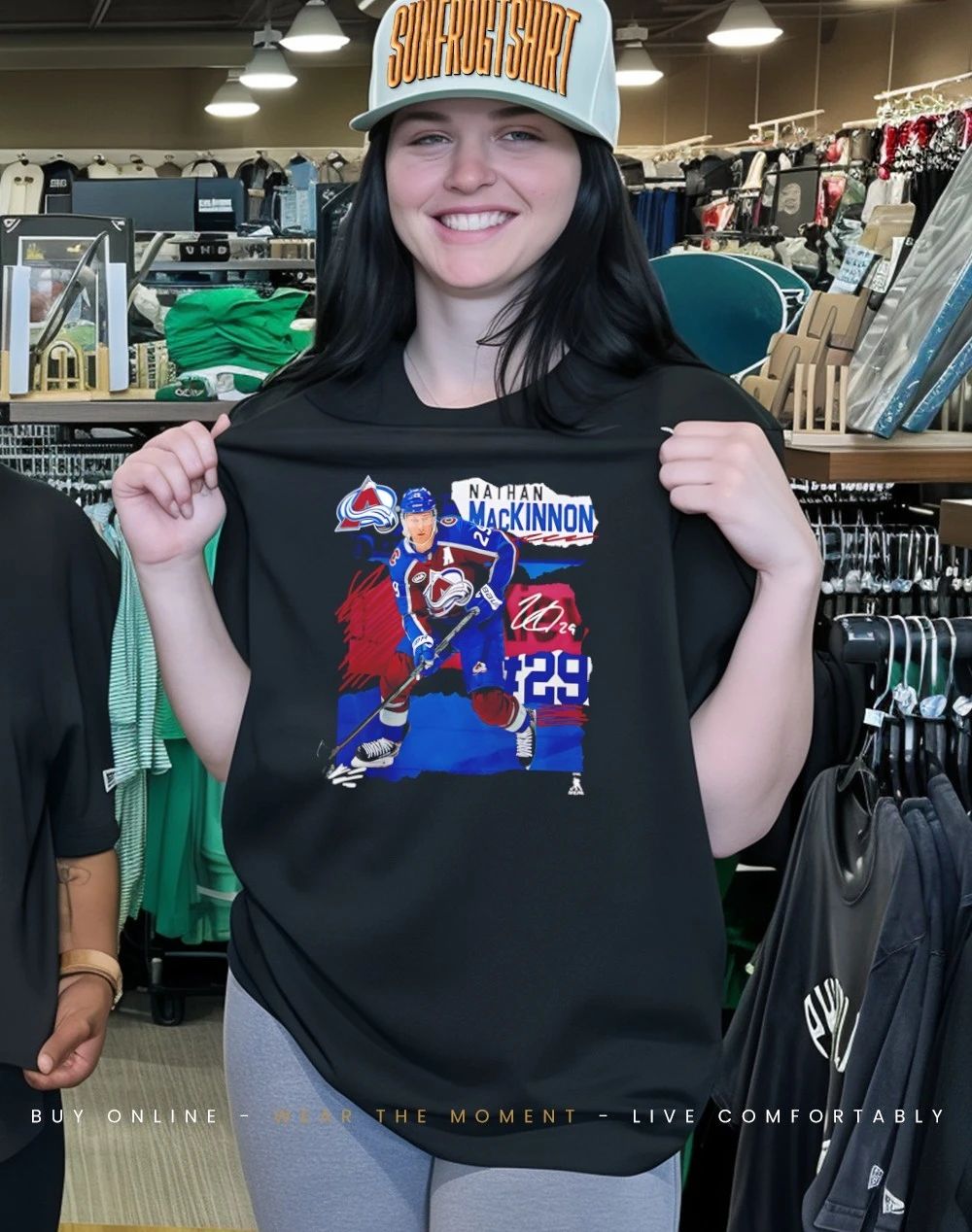 Colorado Avalanche Nathan MacKinnon Fresh Ice signature shirt