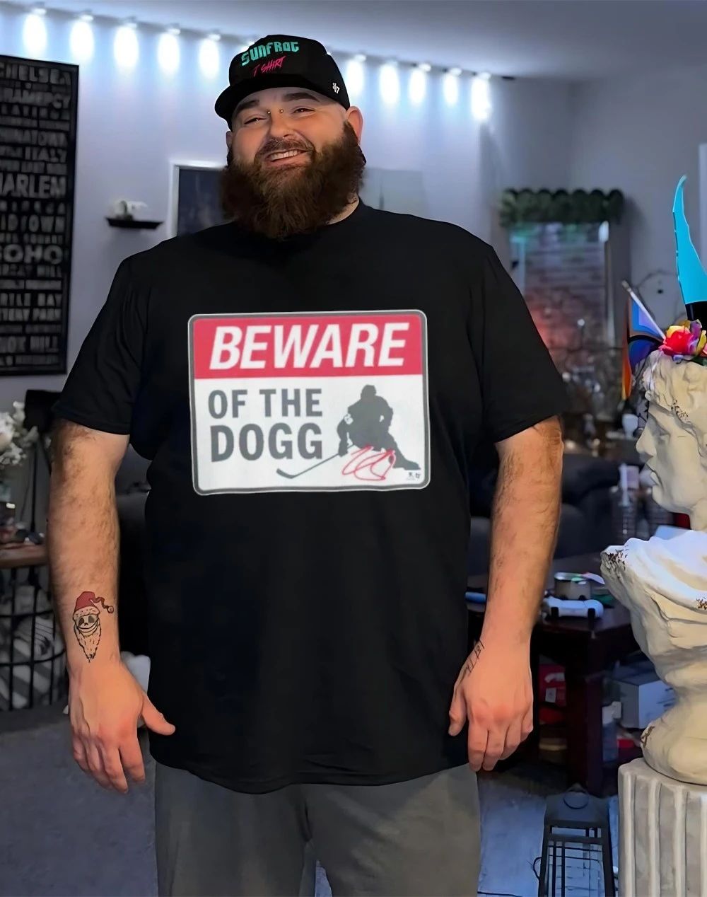 Nathan Mackinnon Beware Of The Dogg Sign Shirt