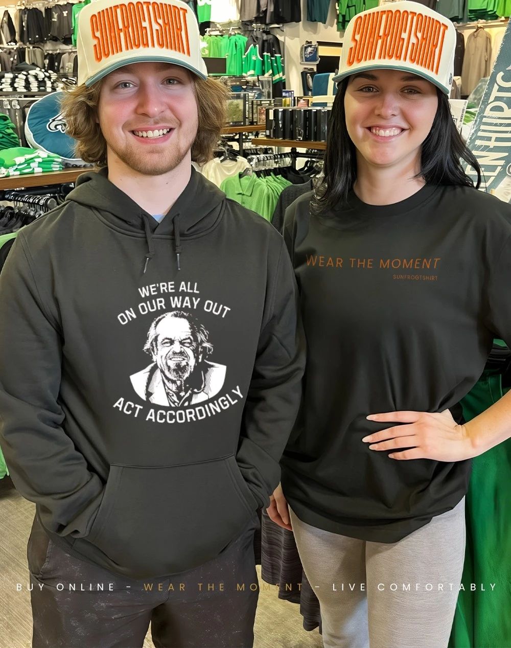 We’re all on our way out act accordingly shirt