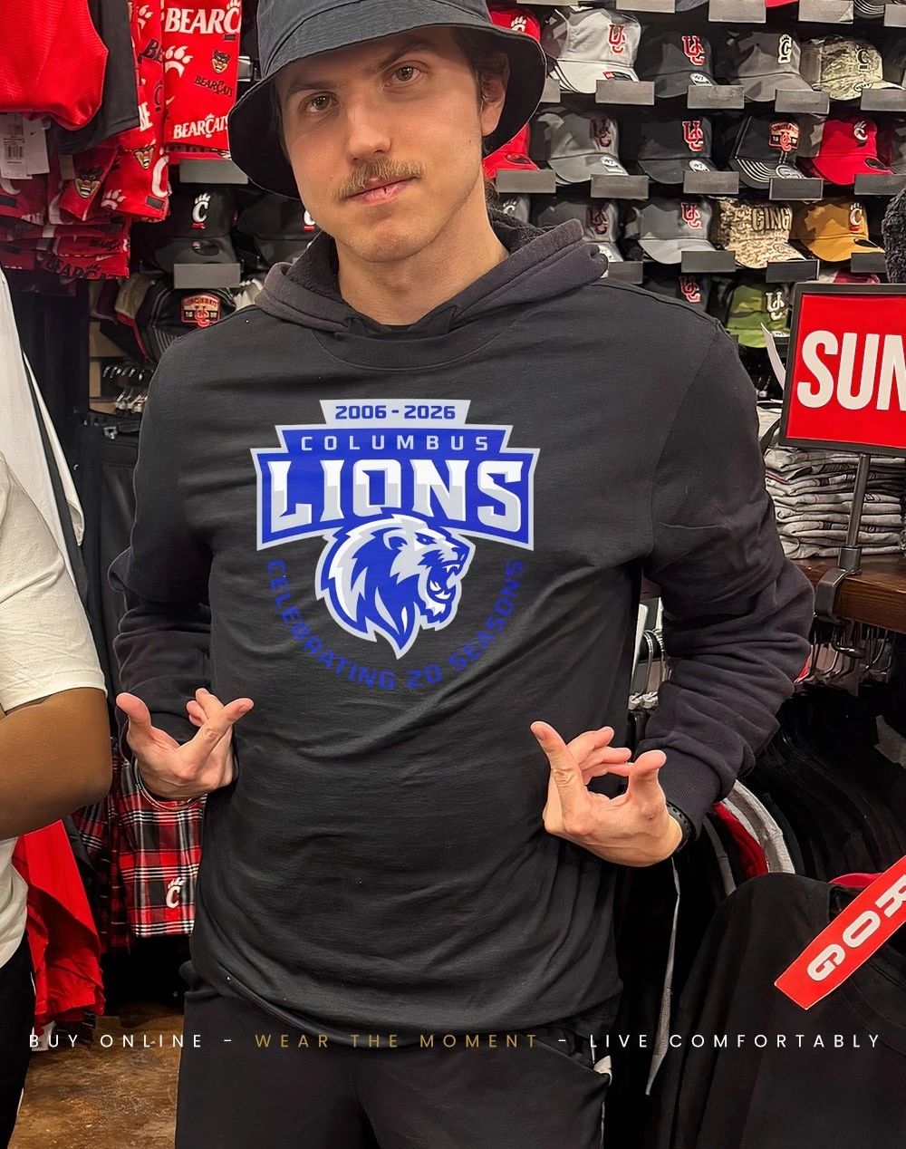 Columbus Lions x White Out 2006-2026 Gameday shirt
