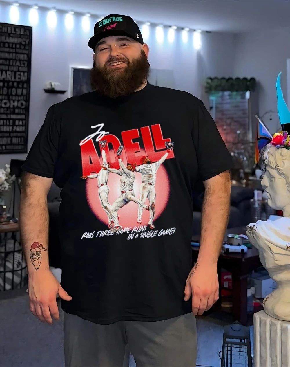 Jo Adell Los Angeles Angels Robs three home runs in a single game shirt