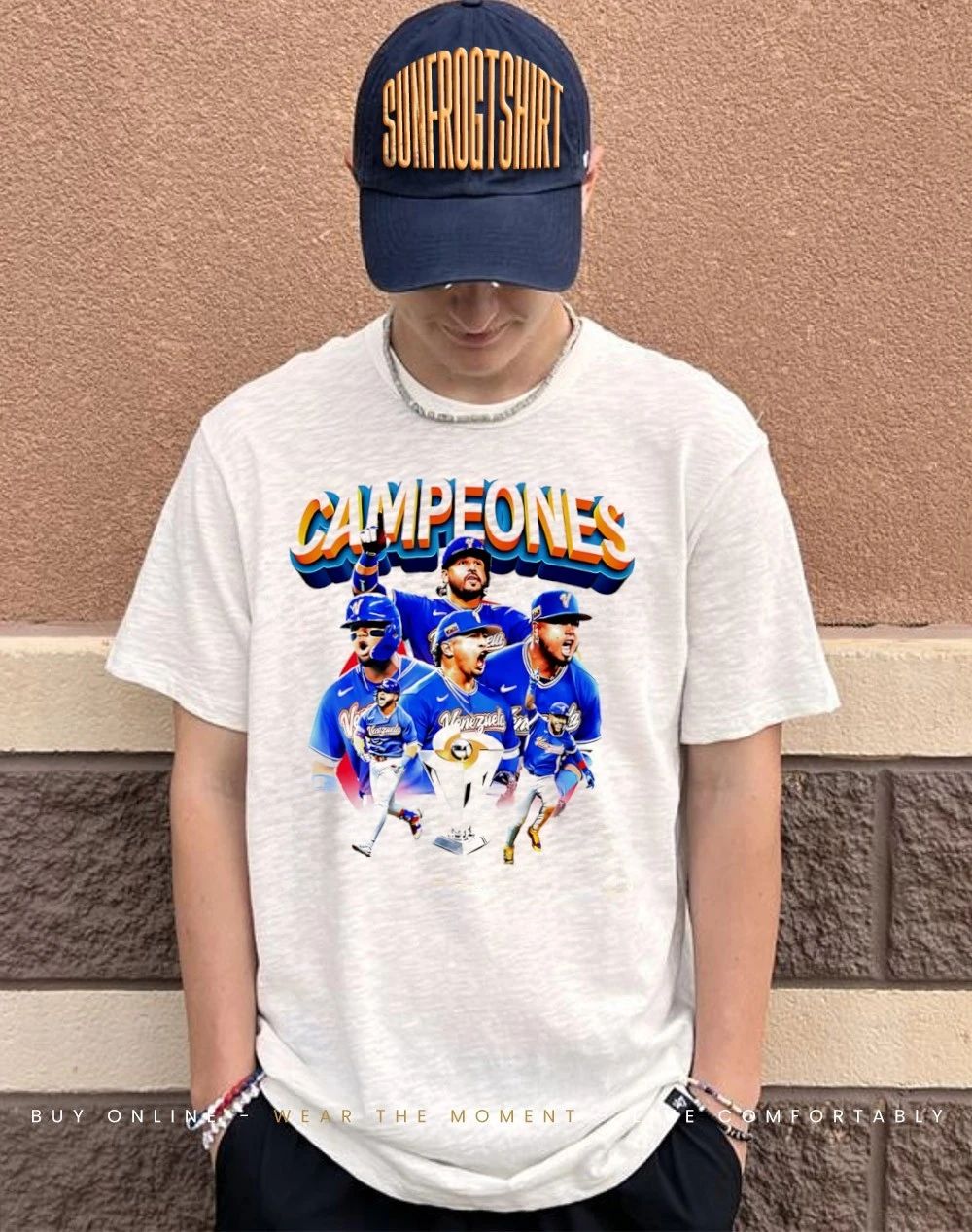 Campeones Venezuela baseball 2026 WBC Champions graphic shirt