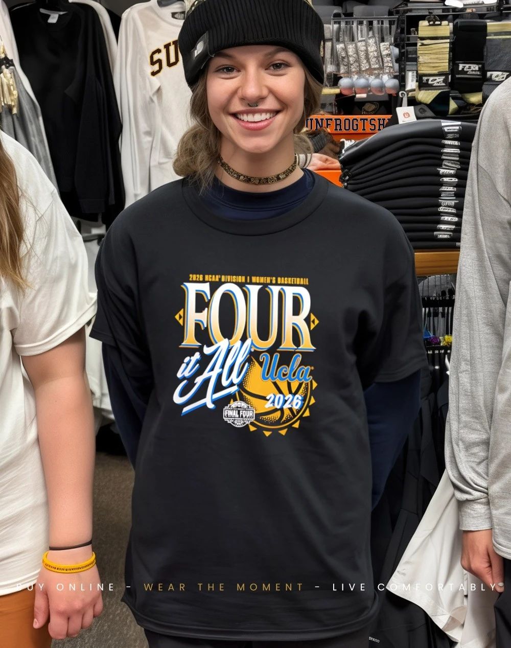 UCLA Bruins 2026 NCAA Women’s Basketball March Madness Final Four Zone Move shirt