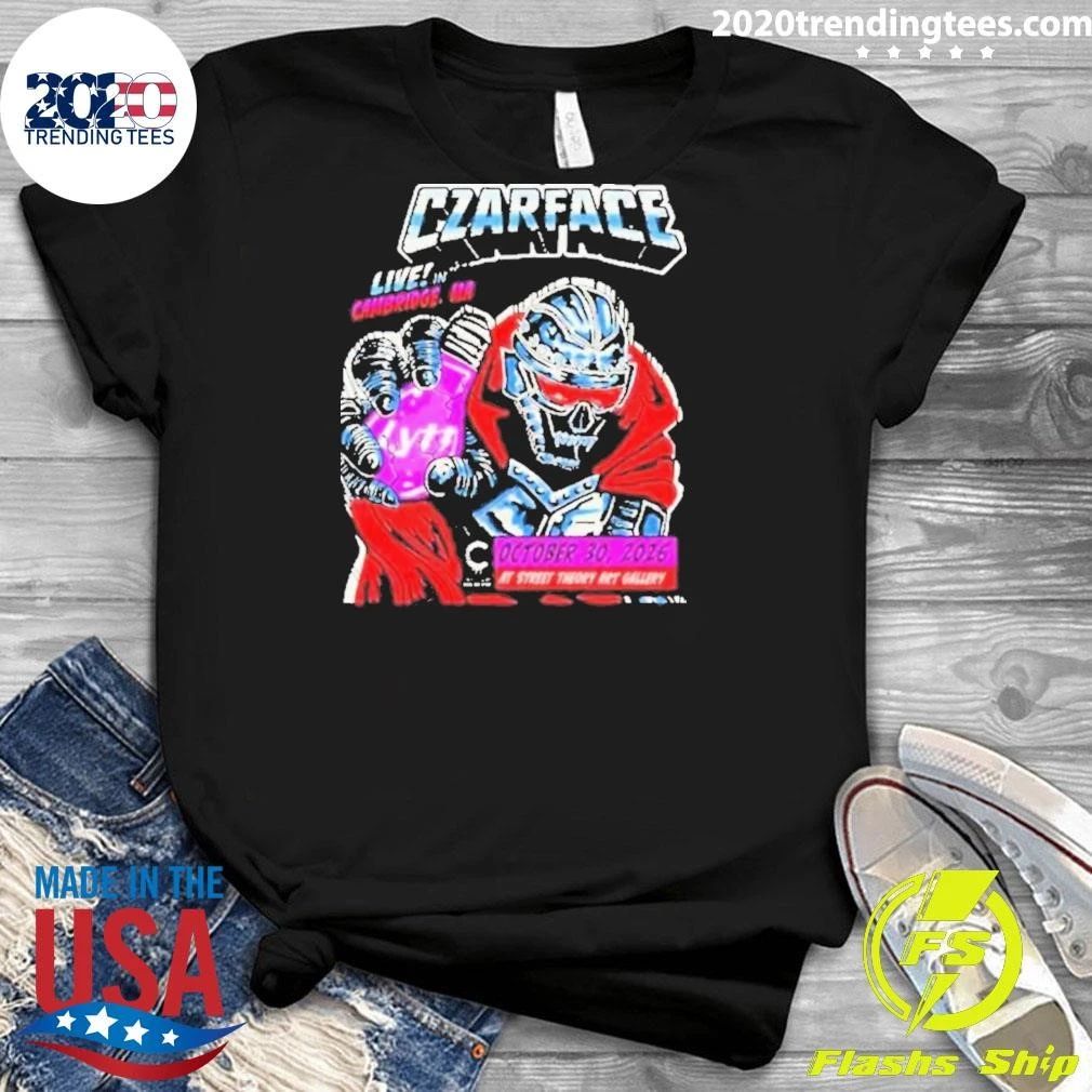 Czarface Cambridge MA At Street Theory Art Gallery In Cambridge MA On October 30 2026 Shirt