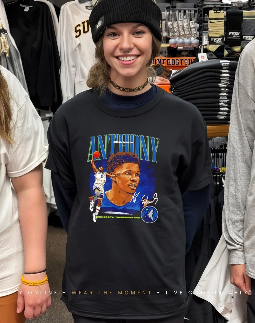 Anthony Edwards Minnesota Timberwolves Dual shirt