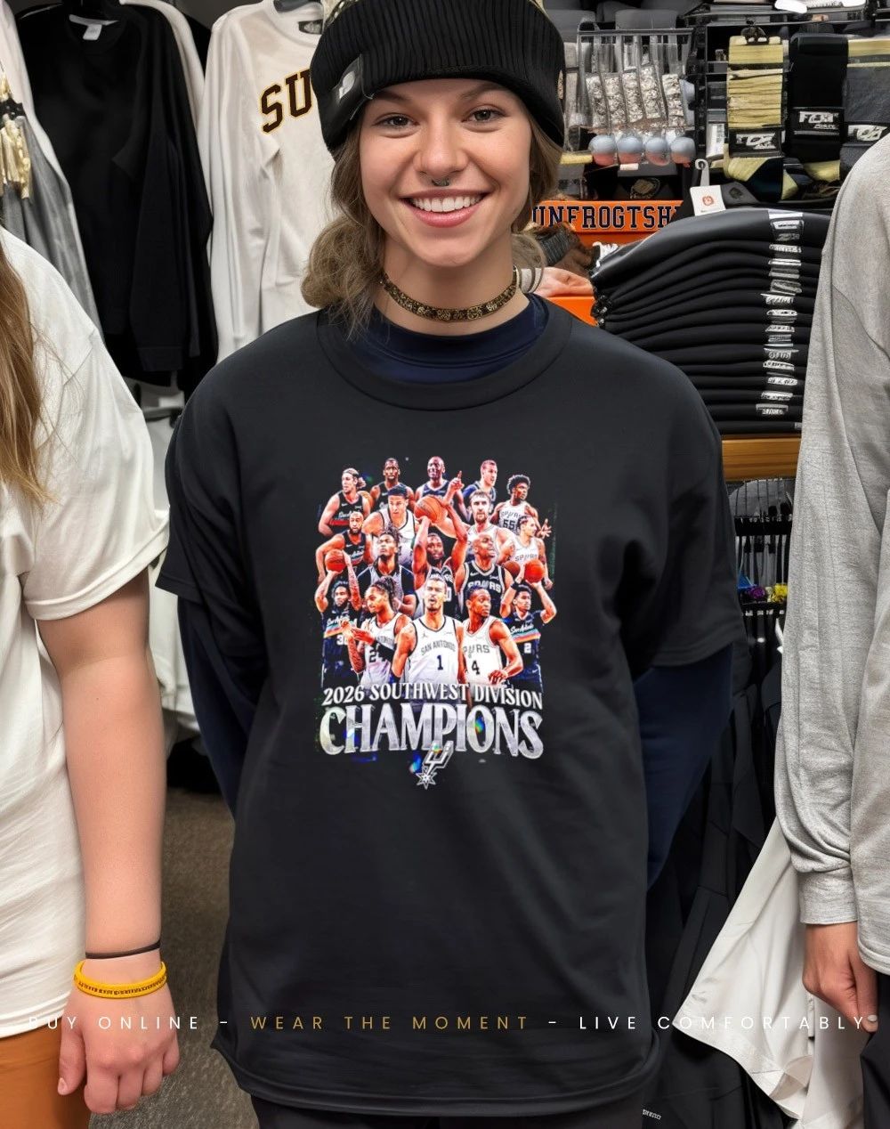 San Antonio Spurs 2026 NBA Southwest Division Champions poster shirt