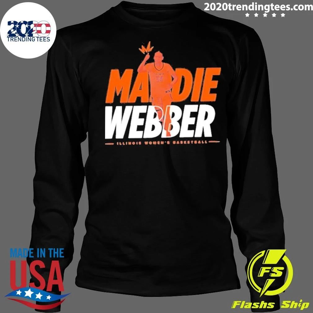 Maddie Webber Illinois Fighting Illini Women’s Basketball Graphic Shirt
