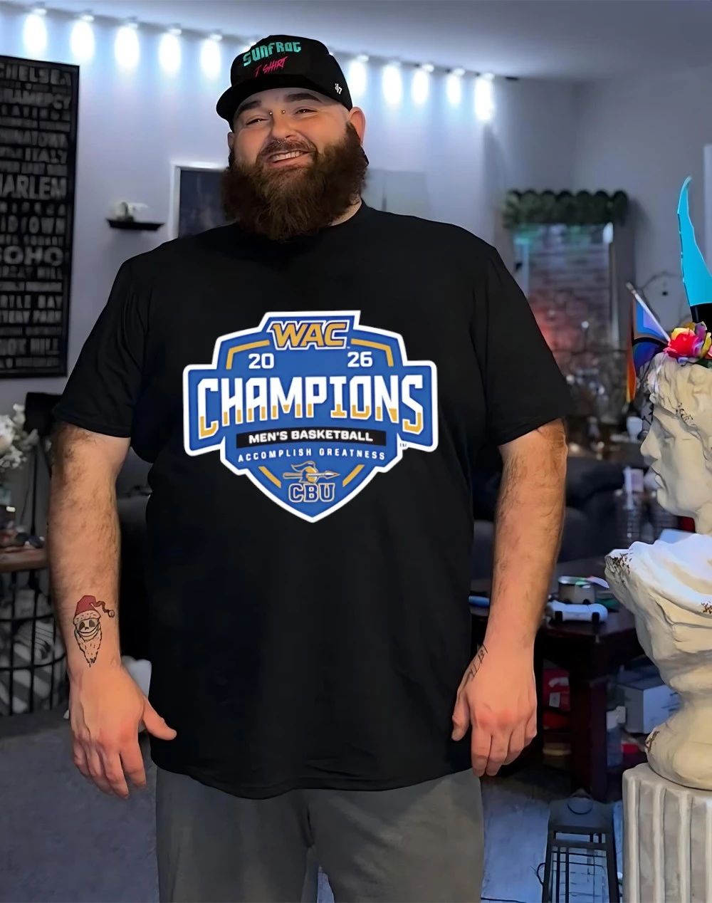 CBU Basketball WAC Champions 2026 shirt