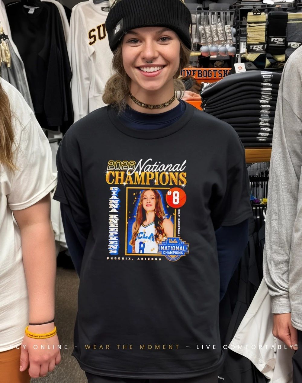Gianna Kneepkens Ucla Bruins 2026 Women’s Basketball National Champions shirt