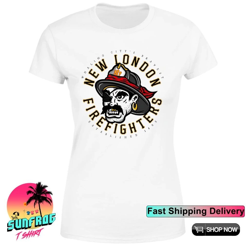 New London Firefighters Pirate whaling city’s bravest est 1805 shirt