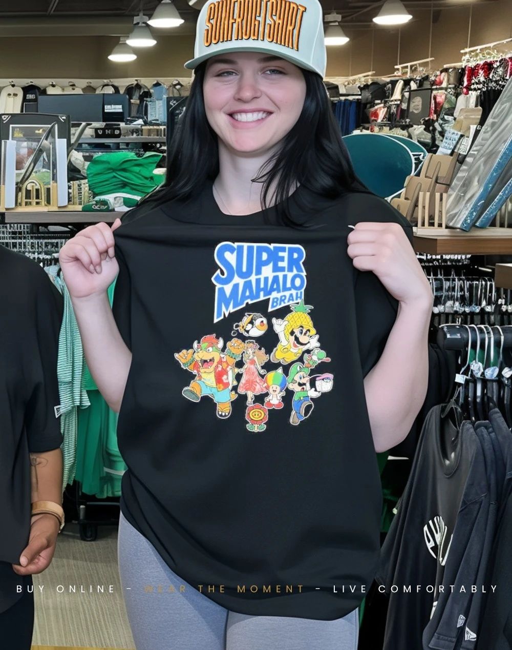 Super mahalo brah gang Super Smash Bros parody shirt