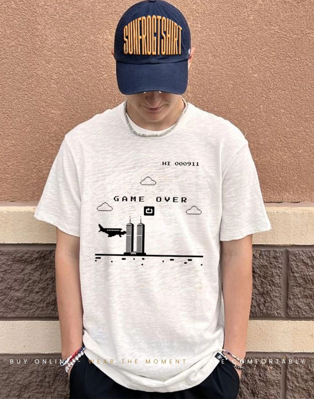 Game Over Chrome Dino Game 9.11 shirt