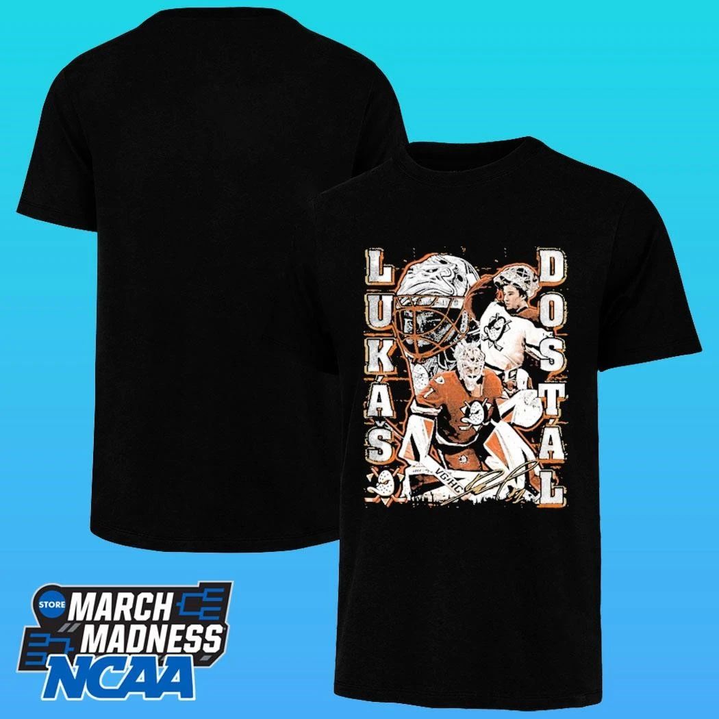 Anaheim Ducks Lukas Dostal The Dostwall Graphic Shirt
