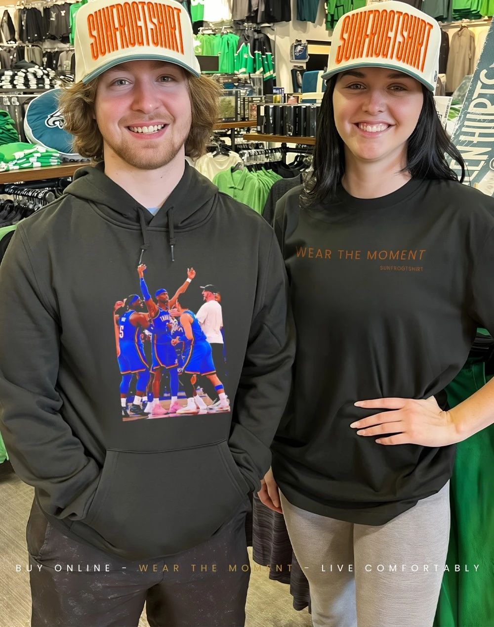 Shai Gilgeous-Alexander OKC Thunder 2026 celebration graphic shirt