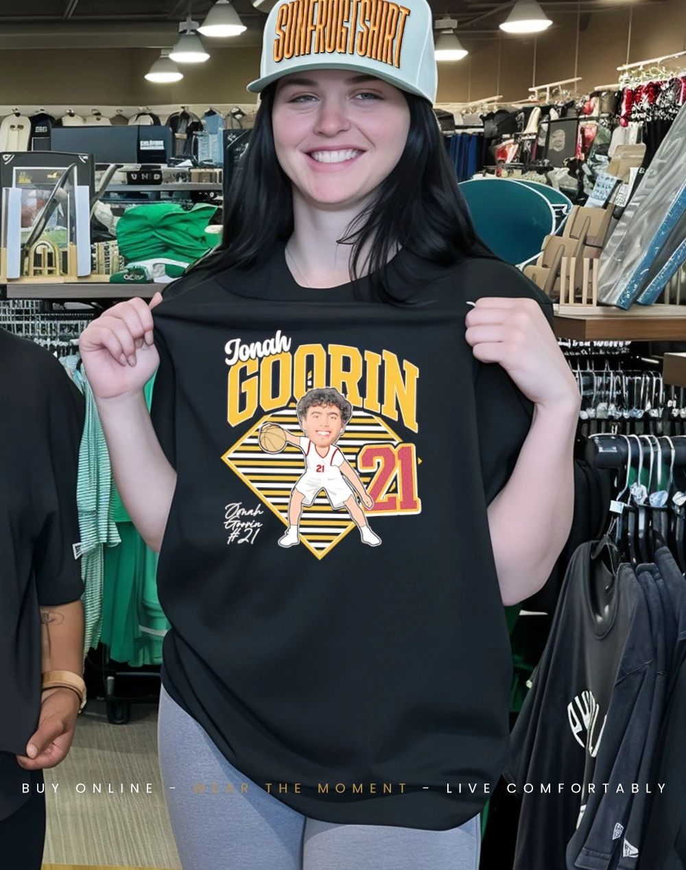 Jonah Goorin USC Trojans caricature 2026 shirt