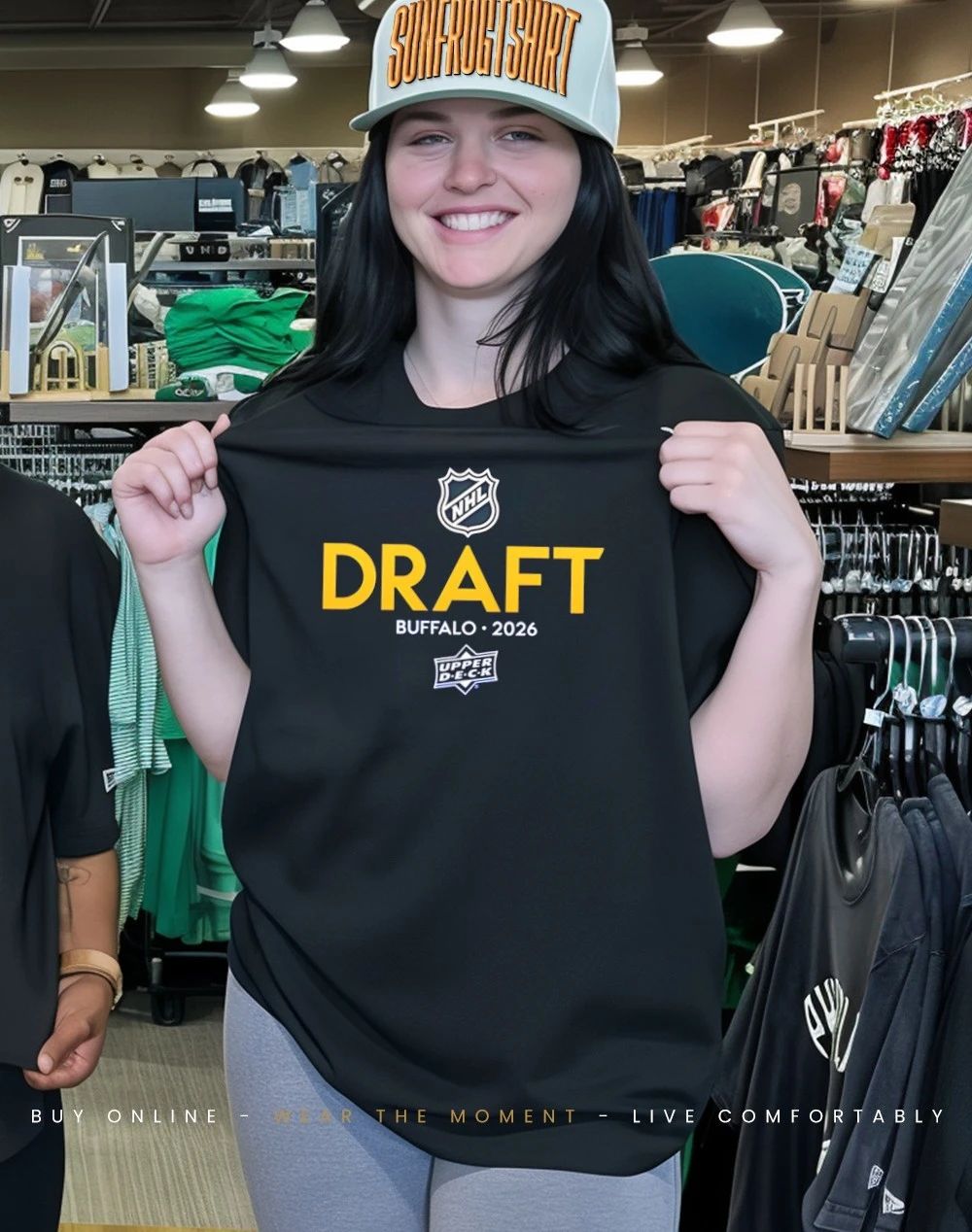 2026 Upper Deck NHL Draft Buffalo NY logo shirt