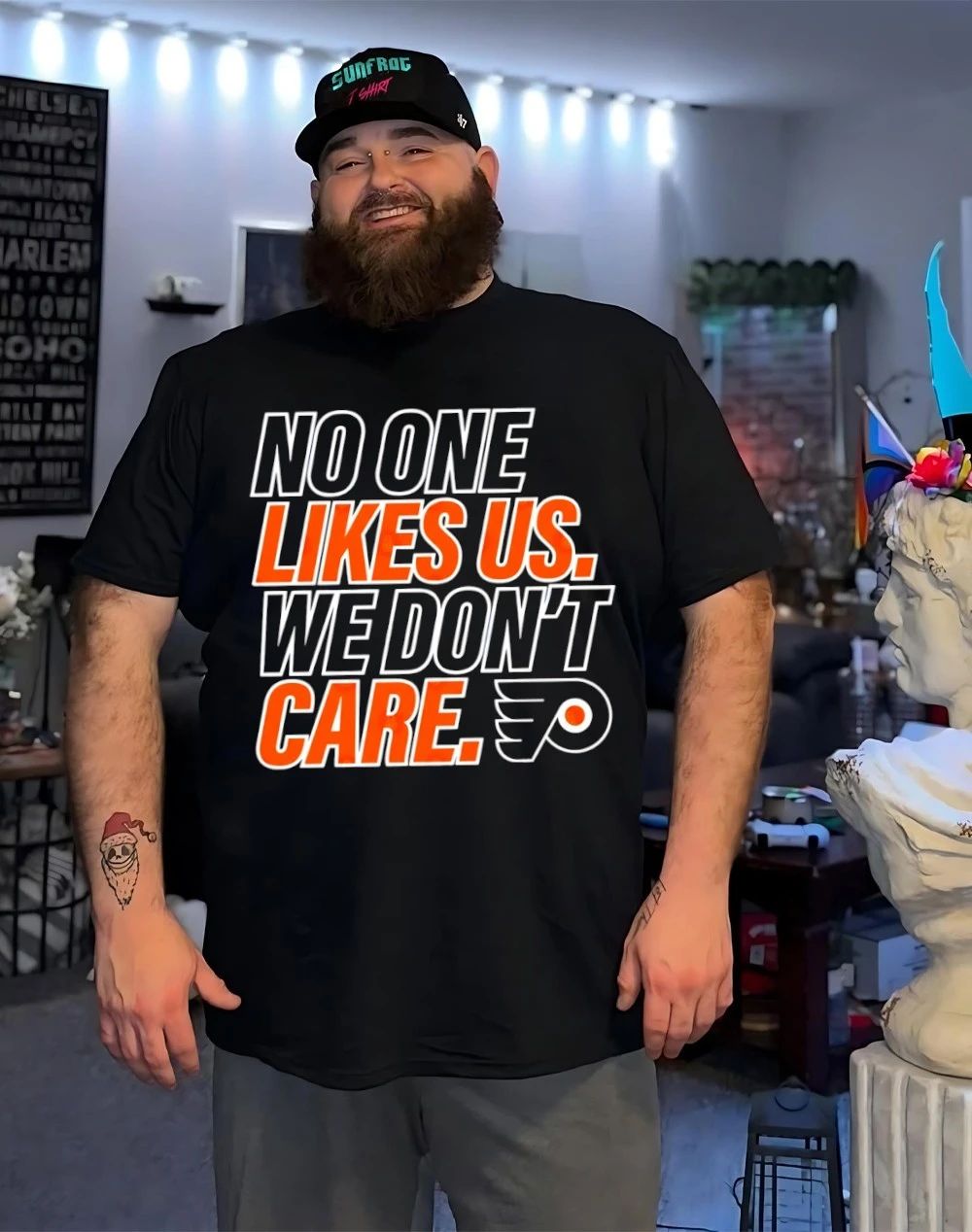No One Likes Us We Dont Care Philadelphia Flyers Hockey shirt