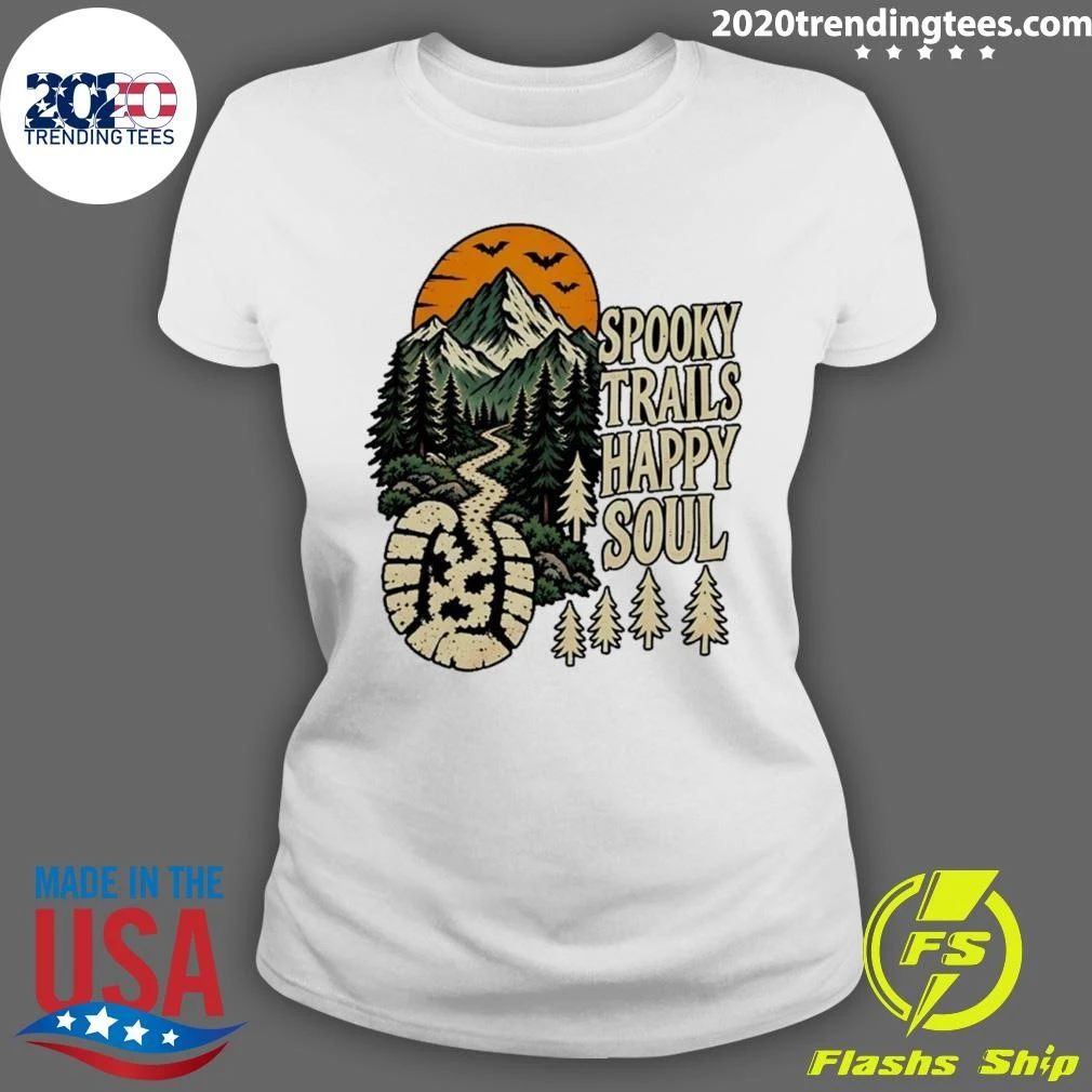 Spooky Trails Happy Soul Mountain Hiking Halloween 2026 Shirt