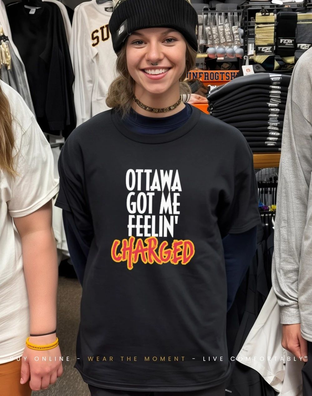 Ottawa got me feelin Charged hockey shirt