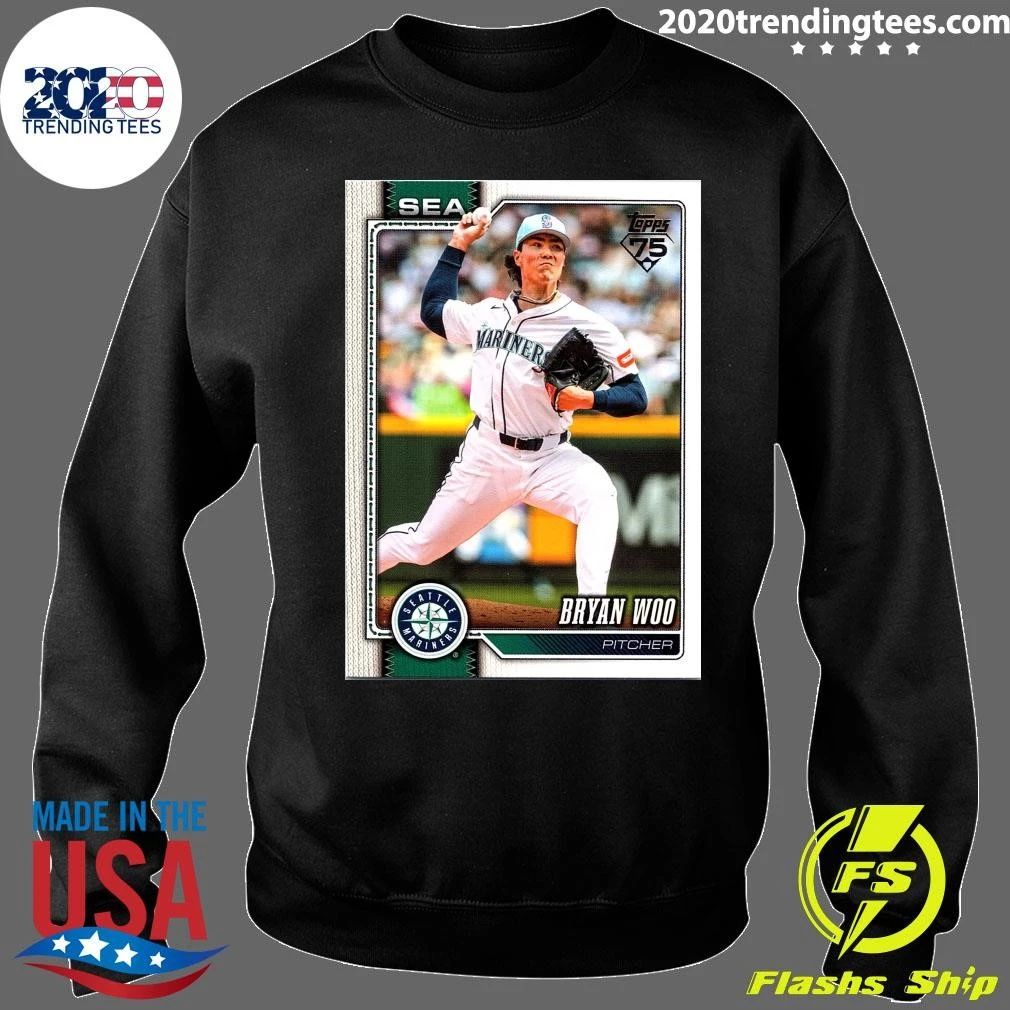 2026 Topps Black Sandglitter #62 Bryan Woo Shirt