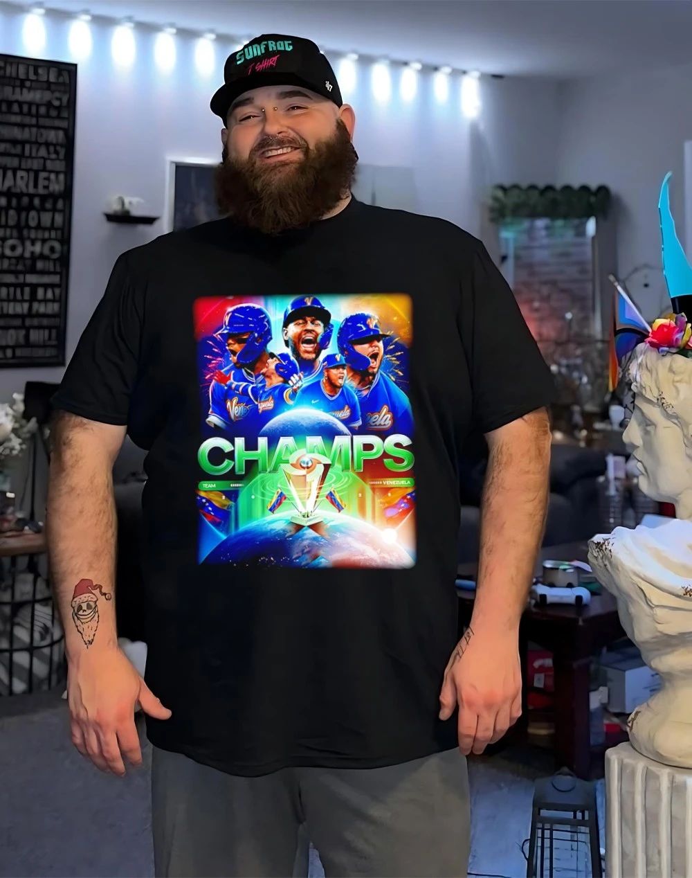 2026 World Champions Venezuela baseball player collage shirt