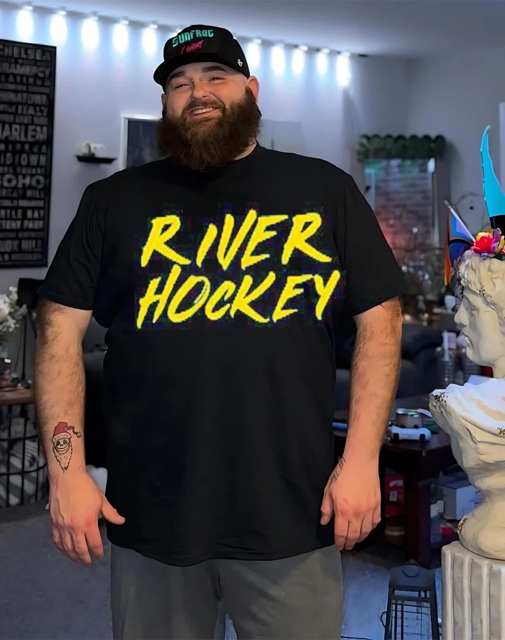 Buffalo Sabres River Hockey front and back shirt
